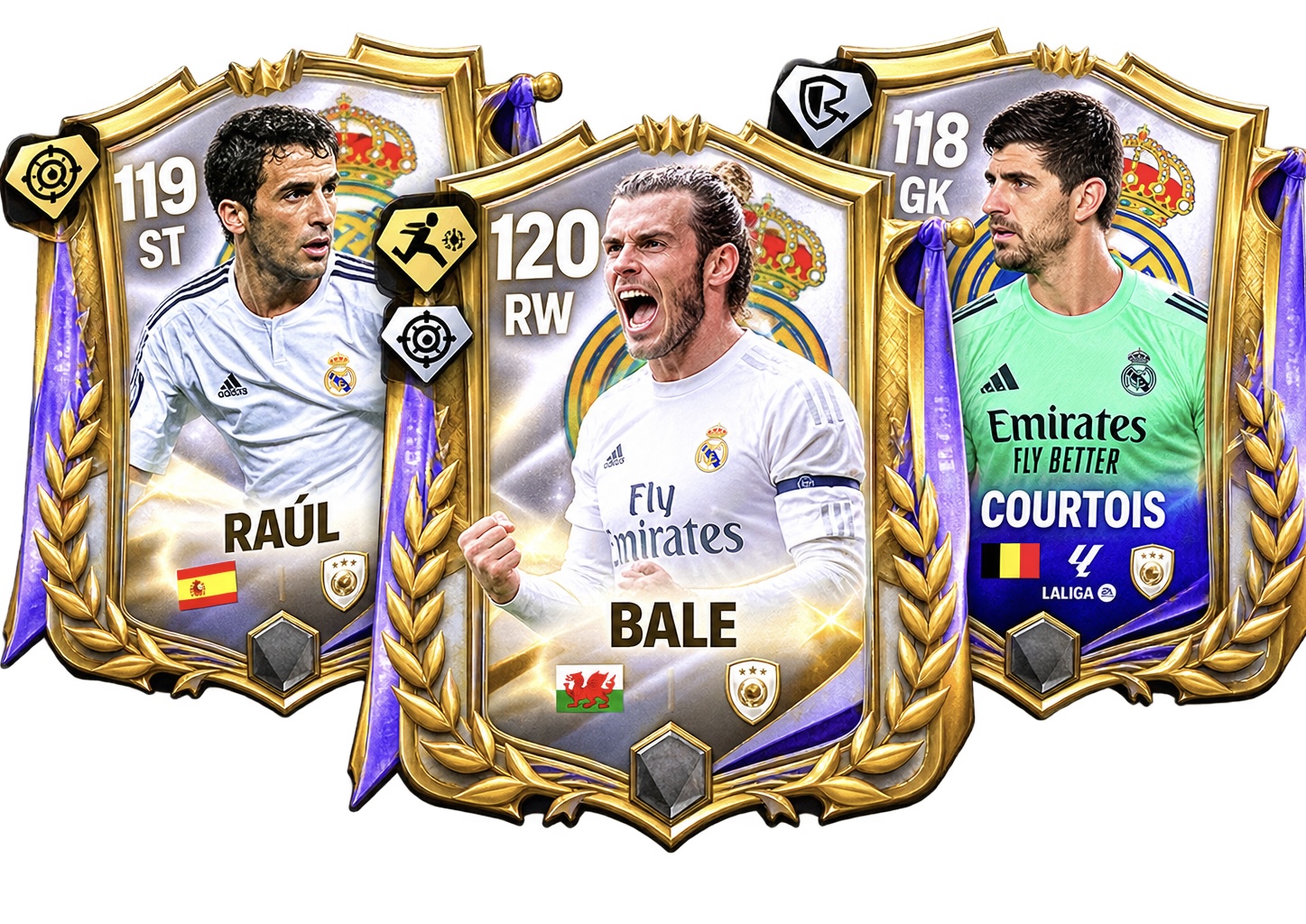 BỘ 3 REAL - Code FC Mobile