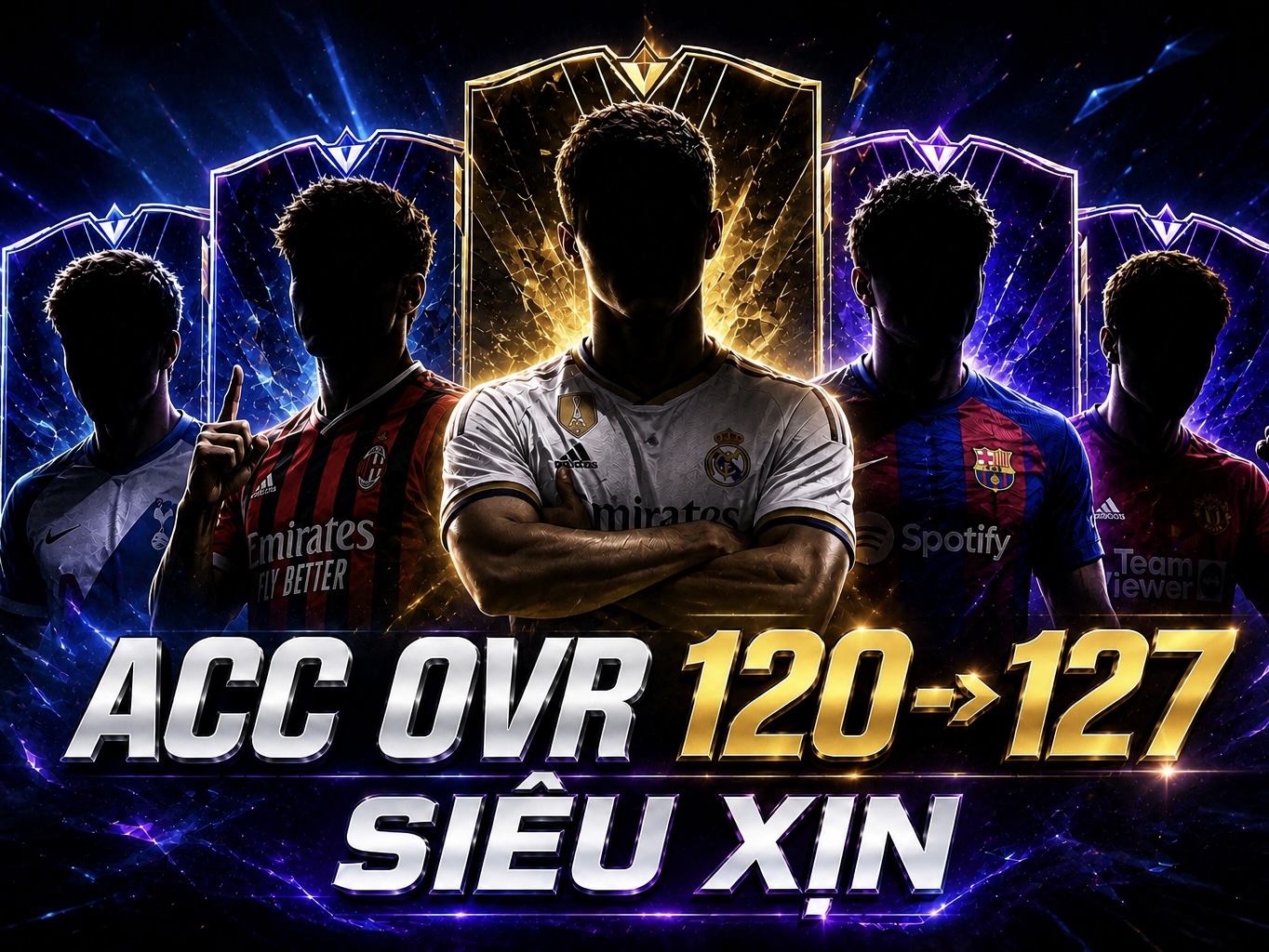 TÚI MÙ ACC OVR 120-128 - Code FC Mobile